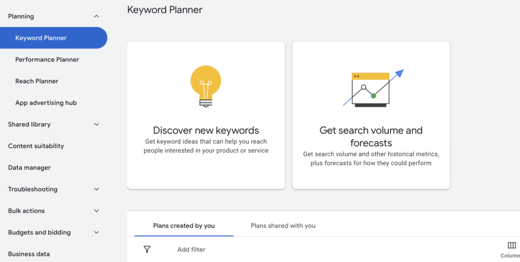 Google Keyword planner- how to update your old blog posts for 2024
